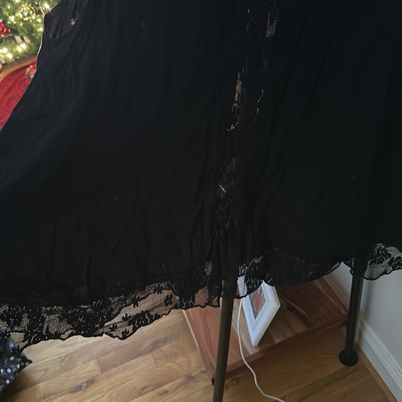 BLACK LACE TANK TOP BLOUSE SZ LG NEW - Picture 5 of 7